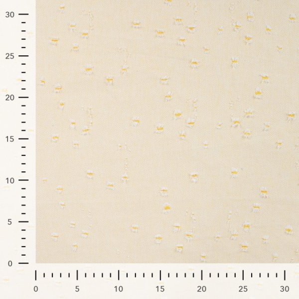 Jeansstoff - Denim Summer Fransen - yellow