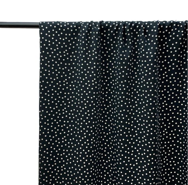 RESTSTÜCK 0,60m !!! - Viskose - Dotties - black
