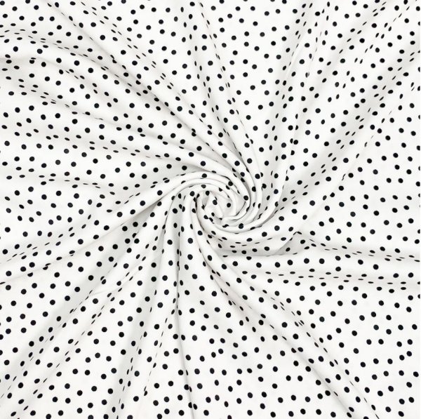 Viskose - Dotties - ecru