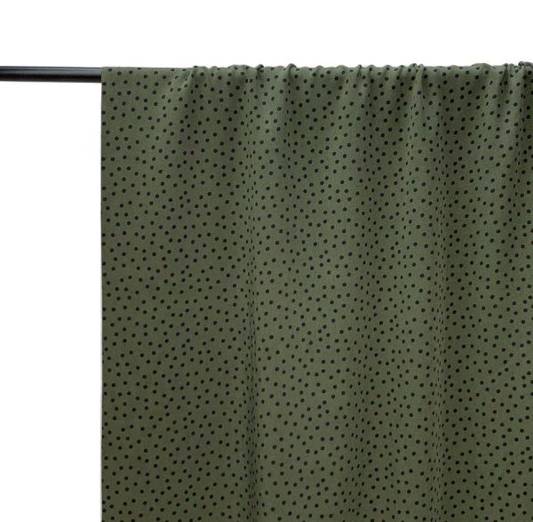RESTSTÜCK 0,70m !!! - Viskose - Dotties - khaki
