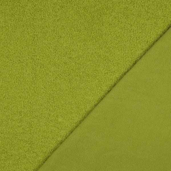 Double Sided - Teddy Fleece - lime