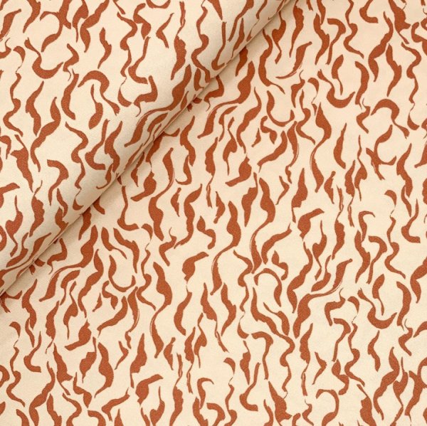 Viskose Stretch - Eleni - sand/terra