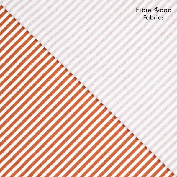 Baumwoll Stripes - brown/white - Fibremood No. 34