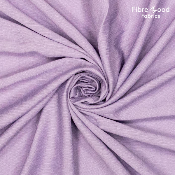 RESTSTÜCK 0,50m !!! - Viskose Leinen - Structure Stripes - purple - Fibremood No. 28