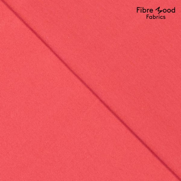Baumwolle - uni - emerised - mineral red - Fibremood