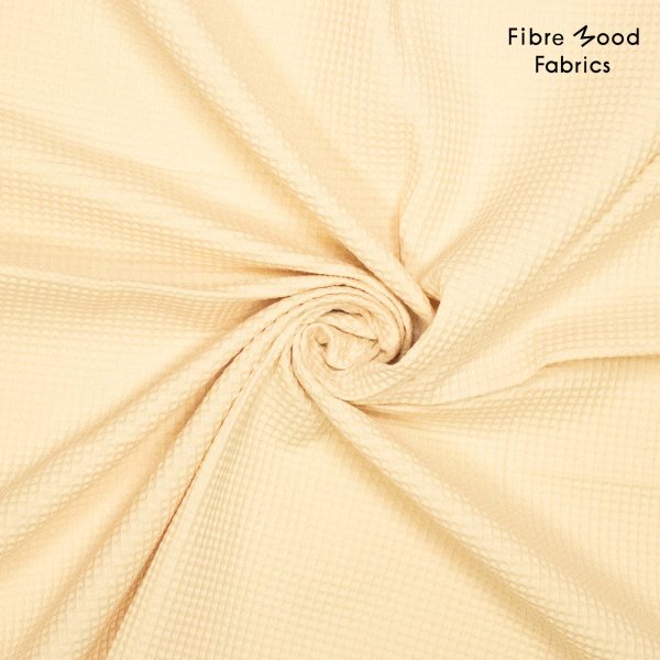 Waffelpique - Baumwolle - light beige - Fibremood Spezial No. 4