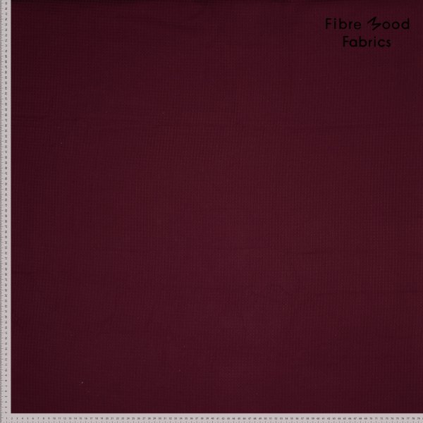 Waffelpique - Baumwolle - aubergine - Fibremood Spezial No. 4