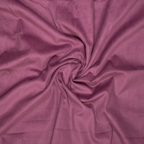 Cord - uni - plum - Fibremood No. 40