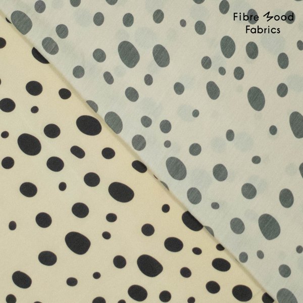 Modal Webware - Dots - beige/black - Fibremood Spezial No. 4