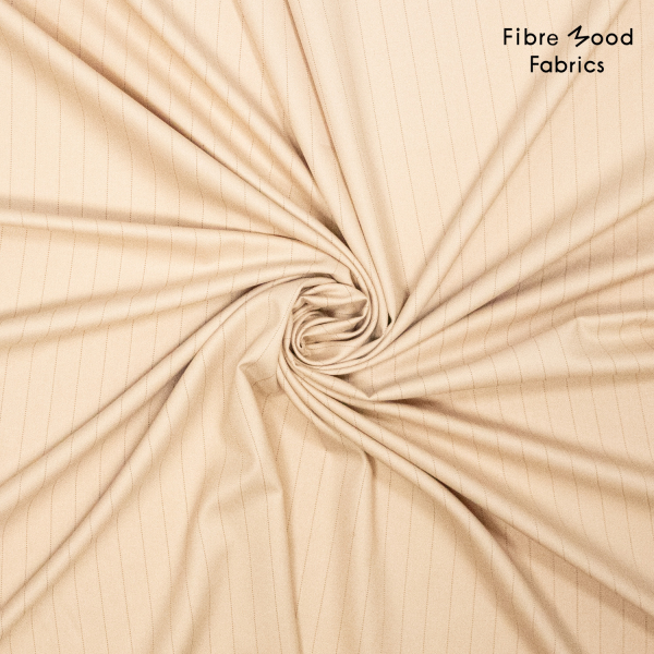 Bambus Twill - Stripes - beige - Fibremood Special No. 5