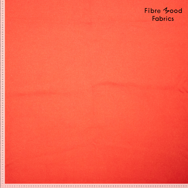 Wollmix Mantelstoff - brushed - rot - Fibremood Special No. 5