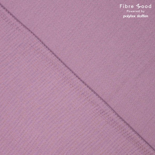 Lyocell - Jacquard Blocks - mauve - Fibremood