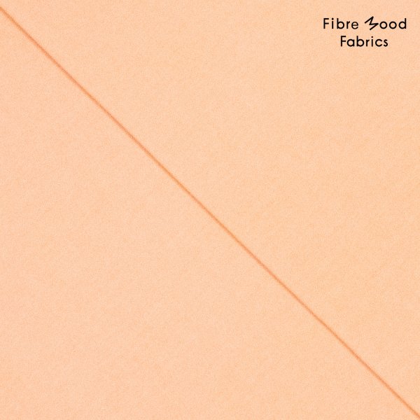 Baumwoll Popeline - stone washed - peach - Fibremood No. 38