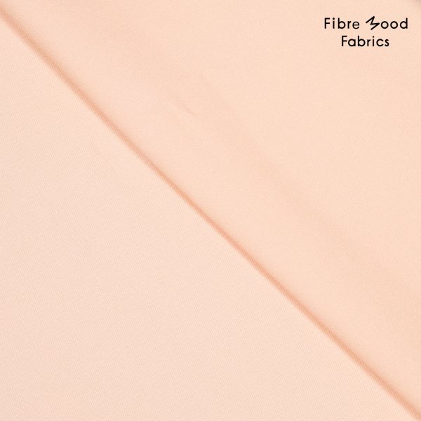 Baumwollstretch Twill - uni - peach - Fibremood No. 37