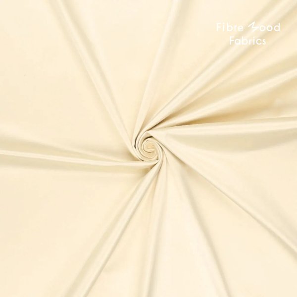 Baumwollsatin - brushed light yellow - Fibremood No. 33