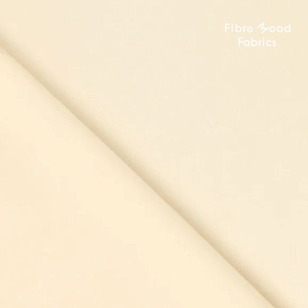 Baumwollsatin - brushed light yellow - Fibremood No. 33