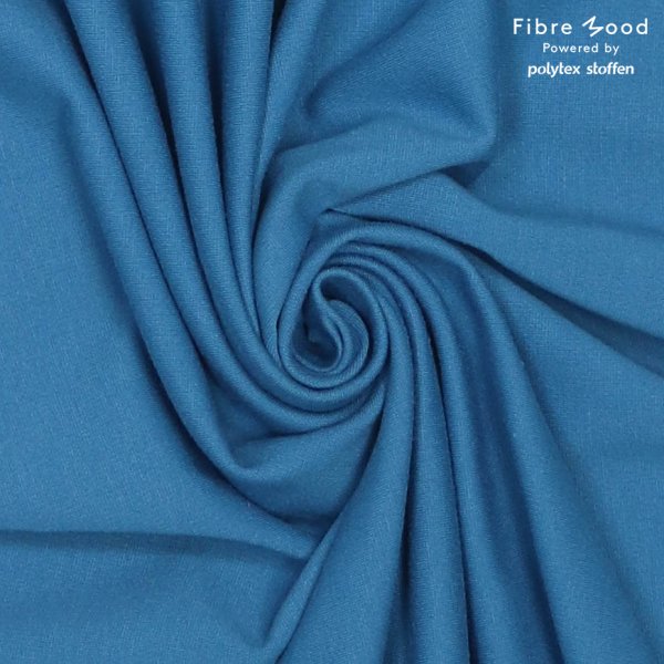 Viskosestretch - plain dyed - deep water - Fibremood
