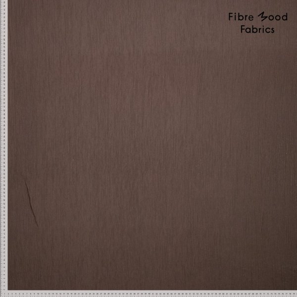 Lyocell Crepe - Shiny - dark brown - Fibremood No. 39