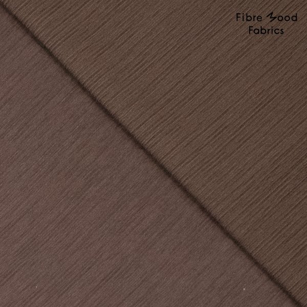 Lyocell Crepe - Shiny - dark brown - Fibremood No. 39