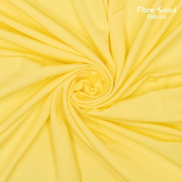 Viskose - Lyocell - Webware - uni  - light yellow - Fibremood No. 29