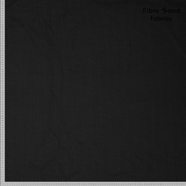 Viskose Crepe - uni - black - Fibremood No. 34