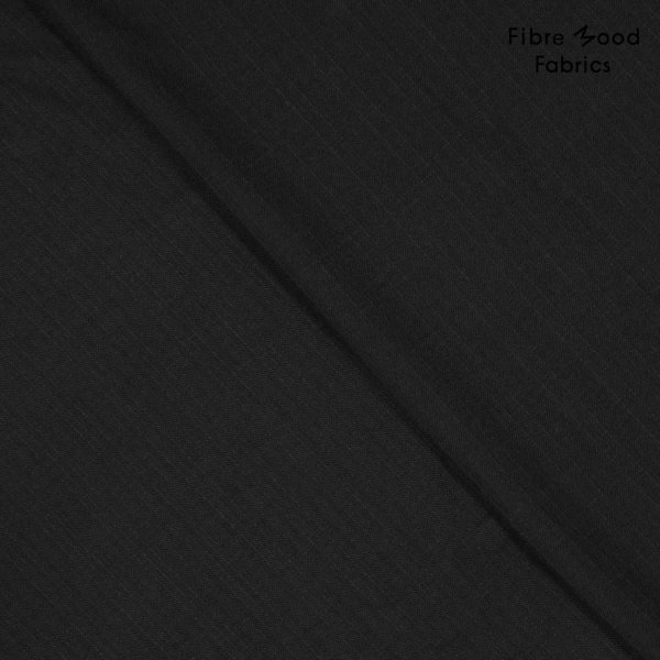 Viskose Crepe - uni - black - Fibremood No. 34