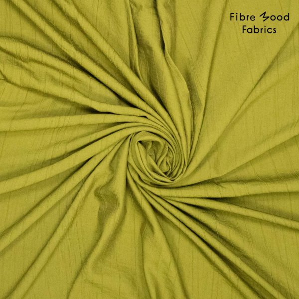 Viskose Warp Crinkel - uni - green - Fibremood No. 34