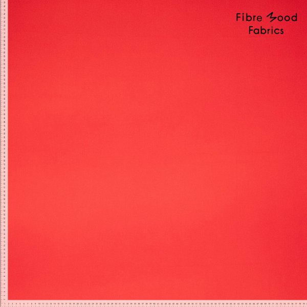 Viskose Warp Crinkel - uni - summer red - Fibremood No. 34