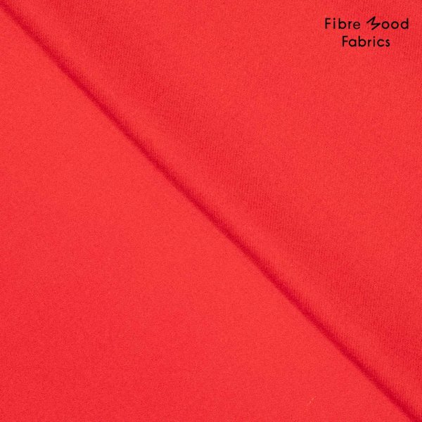 Viskose/Leinen Twill - uni - red - Fibremood No. 34
