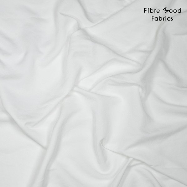 Viskose Twill - uni - white - Fibremood No. 38