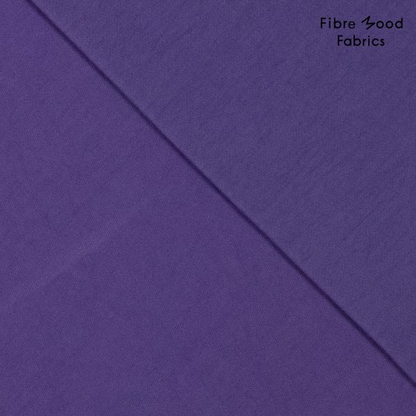 Viskose Twill - uni - violet - Fibremood No. 37