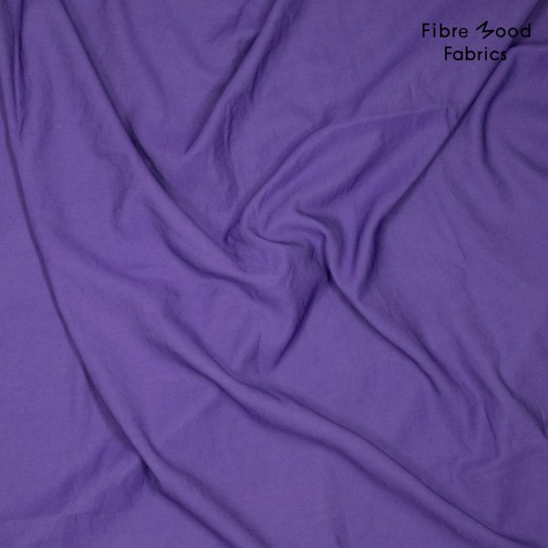 Viskose Twill - uni - violet - Fibremood No. 37