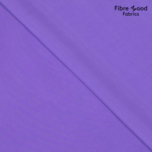 Viskose Twill - uni - purple - Fibremood