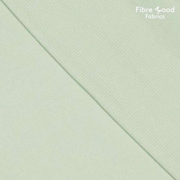 RESTSTÜCK 0,50m !!! - Rippenjersey - uni - light green - Fibremood No. 27