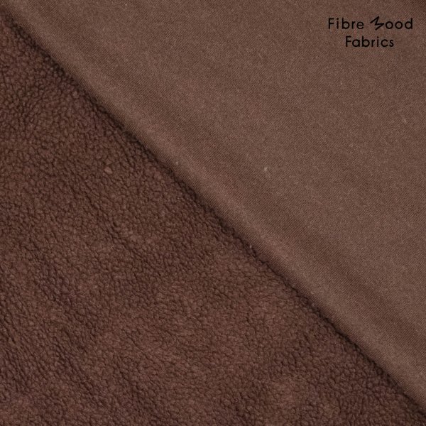 Teddyplüsch - uni - bordeaux - Fibremood Spezial No. 4