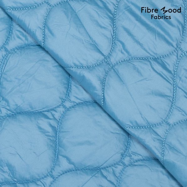 RESTSTÜCK 1,2m !!! - Jackenstepper - waterproof - Big Drops - sky blue - Fibremood
