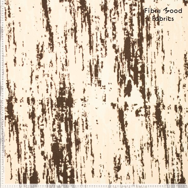 Light Denim Twill - Splash - brown/nude/ecru - Fibremood No. 37