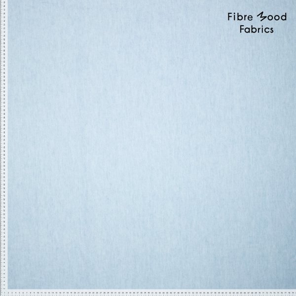 Bio Baumwoll Hanf - Light denim bleached - light blue - Fibremood No. 39