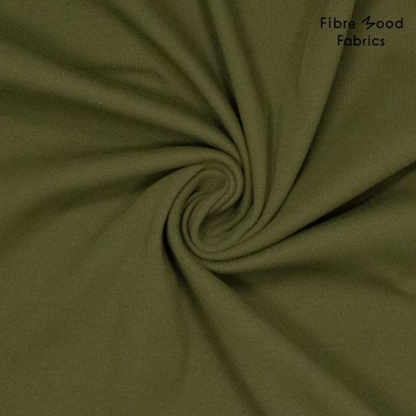 Bündchen Schlauch - Feinripp - jungle - Fibremood No. 35