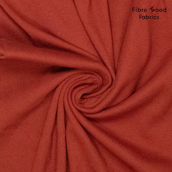 Bündchen Schlauch - Feinripp - dark red - Fibremood Spezial No. 4