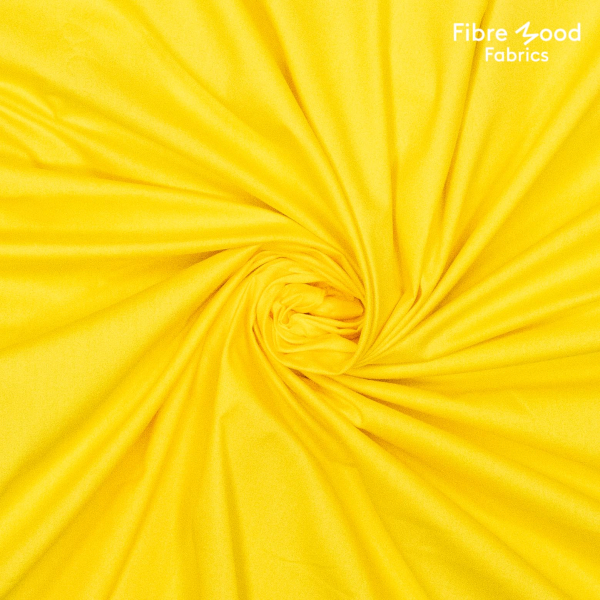 RESTSTÜCK 0,90m !!! - Baumwolle - Popeline - uni - yellow - Fibremood No. 27