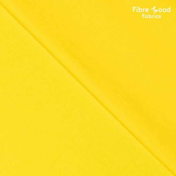 Baumwolle - Popeline - uni - yellow - Fibremood No. 27