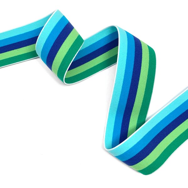 Gummiband - 4cm - gestreift - multicolor