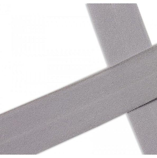 Falzgummi - elastisch - 20mm - silver matt
