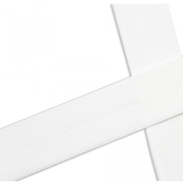 Falzgummi - elastisch - 20mm - white matt