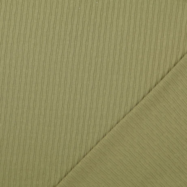 RESTSTÜCK 0,40m !!! - Feinstrickjersey - Chloé - khaki