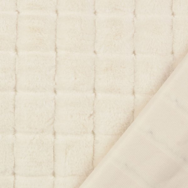 RESTSTÜCK 1,30cm !!! - Fellimitat - Fee - wollweiß