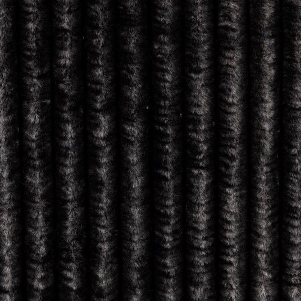 Fellimitat - Fake Fur - Streifen - schwarz