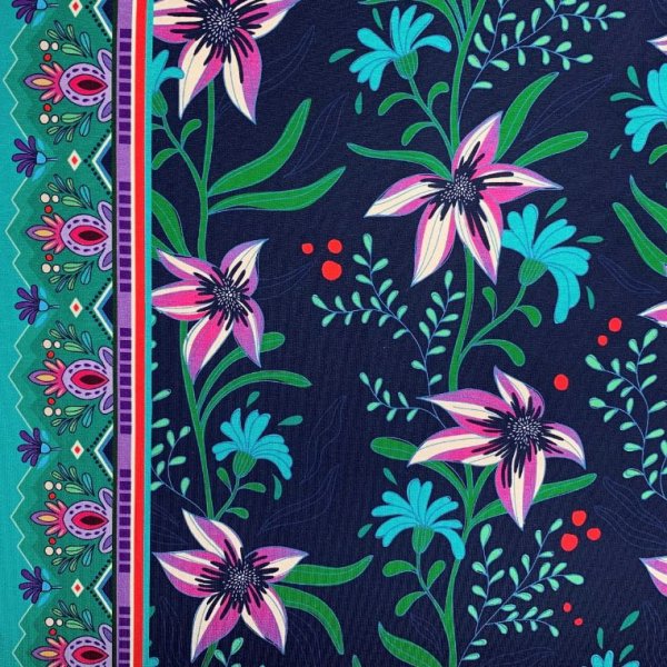 Bio Sweat - Flourish and Shine - Col. 04 - blue navy - Shine - Hamburger Liebe - Albstoffe