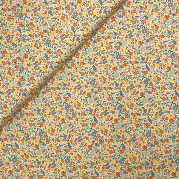 Baumwolle - Grow & Harvest - Flowery Meadow Pale - Art Gallery Fabrics